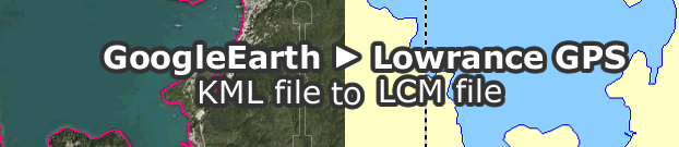Googleアースで湖岸線を描いてロランスGPSに表示させる方法