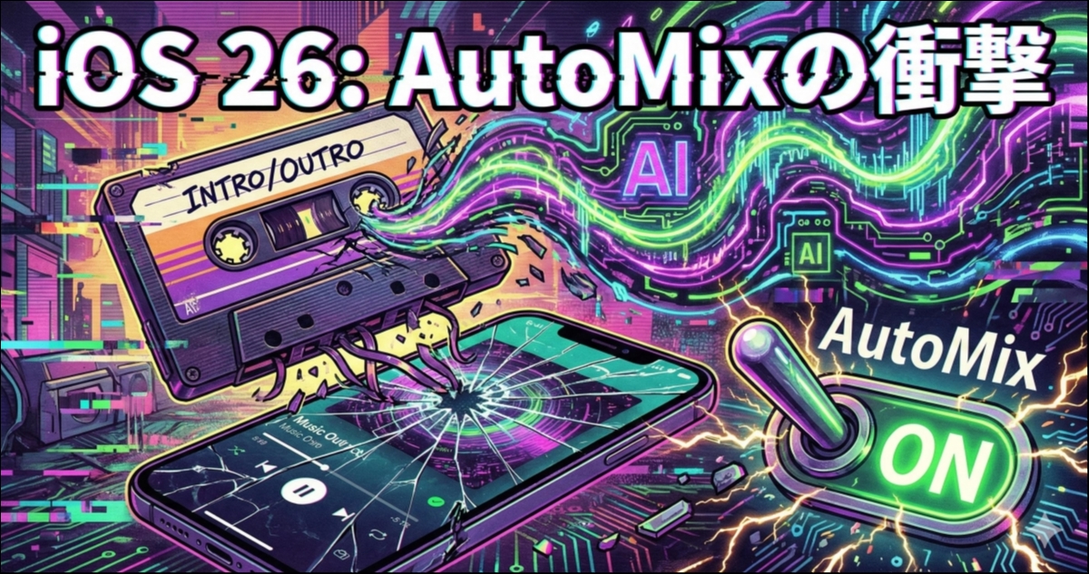 iOS 26 AutoMixの衝撃 アイキャッチ画像
