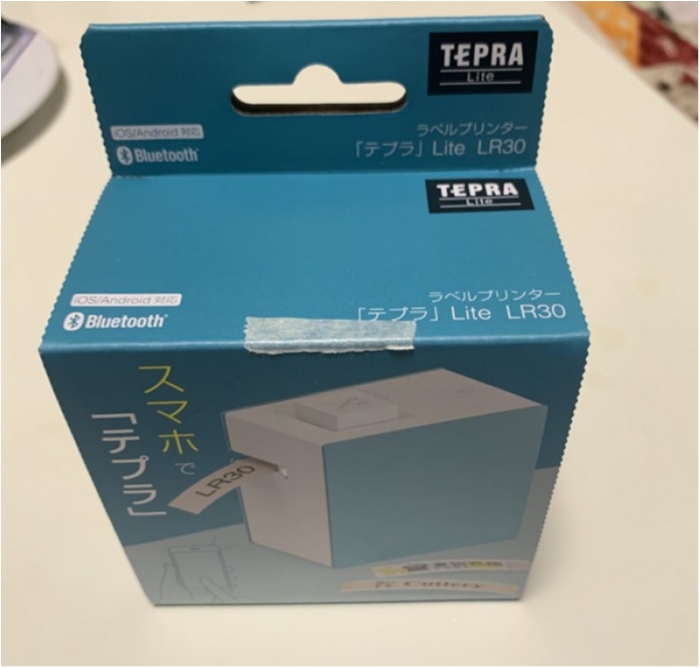 スマホでテプラ　TEPRA Lite LR30を買ってみた